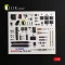 Kelik He-111 H-20 - interior 3D decals for ICM 3D matrica