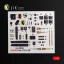 Kelik He-111 H-20 - interior 3D decals for ICM 3D matrica