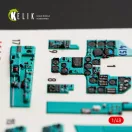 Kelik MiG-23 ML/MLD - interior 3D decals for Trumpeter 3D matrica