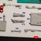 Kelik MiG-23MF - interior 3D decals for Trumpeter 3D matrica