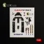 Kelik FW-190D-9 - interior 3D decals for MiniArt 3D matrica