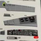 Kelik F-106A Delta Dart Type 1 - interior 3D decals for Trumpeter 3D matrica