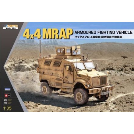 Kinetic 4x4 MRAP Armored Fighting Vehicle makett
