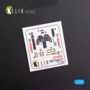 Kelik F-5E Tiger II early series interior 3D decals for Dream Model kit 3D matrica