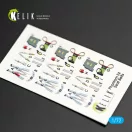 Kelik F-4J Phantom II interior 3D decals for FineMolds kit 3D matrica