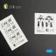 Kelik F-4C Phantom II interior 3D decals for FineMolds kit 3D matrica