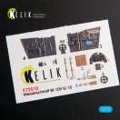 Kelik BF109-10G interior 3D decals for Fine Molds kit 3D matrica