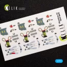 Kelik F-4D Phantom II interior 3D decals for FineMolds kit 3D matrica