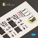 Kelik F-16I Sufa interior 3D decals for Kinetic kit 3D matrica