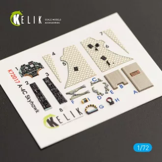   Kelik A-4C Skyhawk interior 3D decals for Fujimi/Hobby 2000 kit 3D matrica