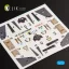 Kelik TA-4J Skyhawk interior 3D decals for Fujimi/Hobby 2000 kit 3D matrica