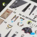 Kelik TA-4J Skyhawk interior 3D decals for Fujimi/Hobby 2000 kit 3D matrica