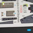Kelik A-4M Skyhawk interior 3D decals for Fujimi/Hobby 2000 kit 3D matrica