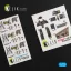 Kelik F-4(B,N) Phantom II interior 3D decals for Hasegawa kit 3D matrica