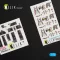 Kelik F-4(C,D) Phantom II interior 3D decals for Hasegawa kit 3D matrica