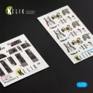 Kelik F-4(C,D) Phantom II interior 3D decals for Hasegawa kit 3D matrica