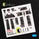 Kelik F-4(C,D) Phantom II interior 3D decals for Hasegawa kit 3D matrica
