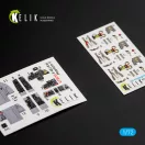 Kelik F-4EJ Kai Phantom II interior 3D decals for Hasegawa kit 3D matrica