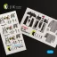 Kelik RF-4E Phantom II interior 3D decals for Hasegawa kit 3D matrica