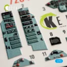 Kelik SU-27UB interior 3D decals for Trumpeter kit 3D matrica
