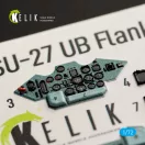 Kelik SU-27UB interior 3D decals for Trumpeter kit 3D matrica