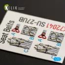 Kelik SU-27UB interior 3D decals for Trumpeter kit 3D matrica