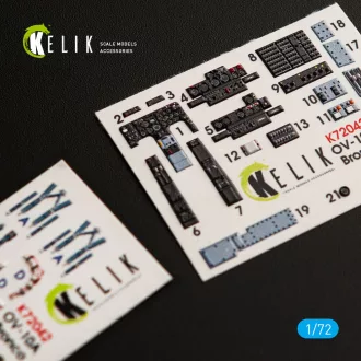   Kelik OV-10A Bronco interior 3D decals for ICM kit 3D matrica