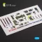 Kelik A6M2B Zero - interior 3D decals for Tamiya kit 3D matrica