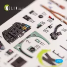 Kelik Spitfire F.Mk.22 - interior 3D decals for Airfix kit 3D matrica