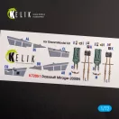 Kelik Mirage - 2000N - interior 3D decals for Dream Model kit 3D matrica