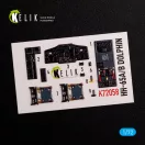 Kelik HH-65A/B Dolphin interior 3D decals for Dream Model kit 3D matrica