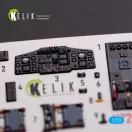 Kelik HH-65A/B Dolphin interior 3D decals for Dream Model kit 3D matrica