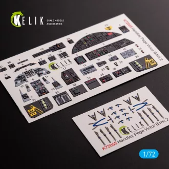   Kelik Handley Page Victor B Mk2 interior 3D decals for Airfix kit 3D matrica