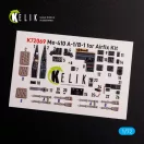 Kelik Messerschmitt Me410A-1 interior 3D decals for Airfix kit 3D matrica