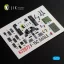 Kelik F-15C Strike Eagle interior 3D decals for Hasegawa kit 3D matrica