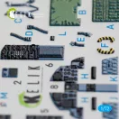 Kelik F-15C Strike Eagle interior 3D decals for Hasegawa kit 3D matrica