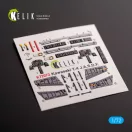 Kelik Kawasaki T-4 - interior 3D decals for Hasegawa kit 3D matrica