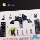 Kelik Amx Ghibli interior 3D decals for Italeri kit 3D matrica
