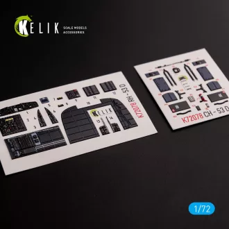   Kelik CH-53D Sea Stallion interior 3D decals for Fujimi/Academy kit 3D matrica