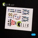 Kelik OV-10D+ Bronco interior 3D decals for ICM kit 3D matrica