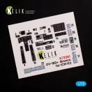 Kelik OV-10D+ Bronco interior 3D decals for ICM kit 3D matrica