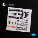 Kelik Fw 190 D-9 interior 3D decals for IBG Models kit 3D matrica