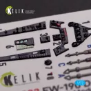 Kelik Fw 190 D-9 interior 3D decals for IBG Models kit 3D matrica