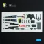 Kelik F-8E Crusader - interior 3D decals for Academy kit 3D matrica