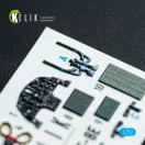 Kelik F-8E Crusader - interior 3D decals for Academy kit 3D matrica