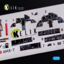 Kelik AMX-T interior 3D decals for Italeri kit 3D matrica