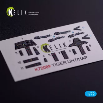   Kelik Eurocopter Tiger UHT/HAP interior 3D decals for Revell kit 3D matrica
