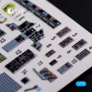 Kelik F-15C - interior 3D decals for FineMolds kit 3D matrica