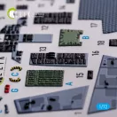 Kelik F-15C - interior 3D decals for FineMolds kit 3D matrica
