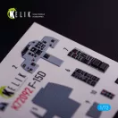 Kelik F-15D - interior 3D decals for FineMolds kit 3D matrica